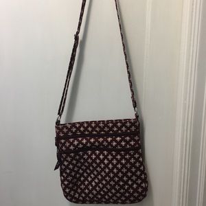 Vera Bradley Iconic Triple Zip Hipster